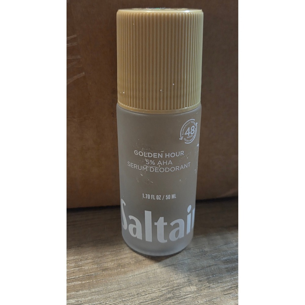 Saltair Golden Hour 5% AHA Serum Deodorant 1.7oz 50ml 48 Hour Odor Protection